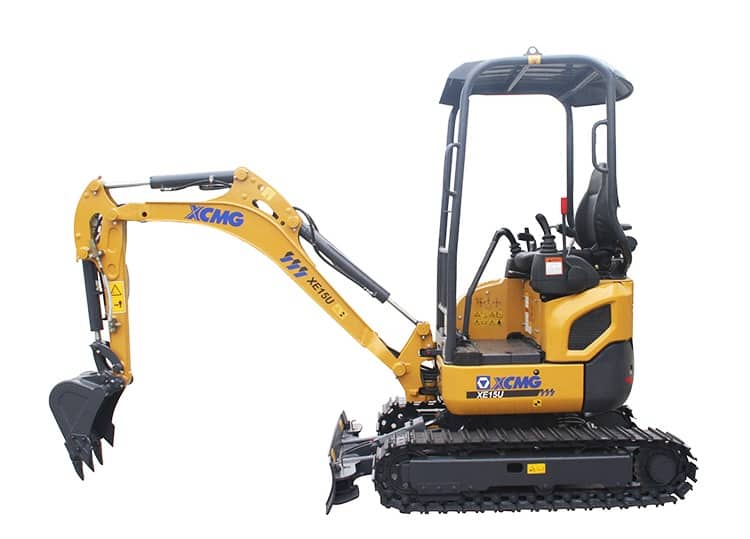 XCMG factory XE15U Chinese 1.5 ton mini digger excavator machine price